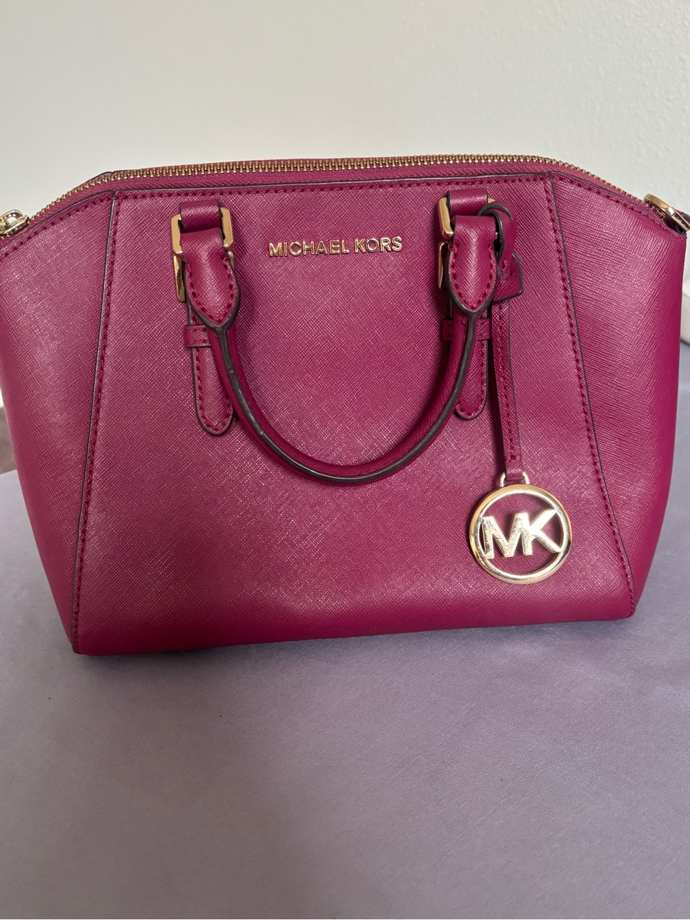 Michael Kors Women's Satchel Handbag - Raspberry Pink
